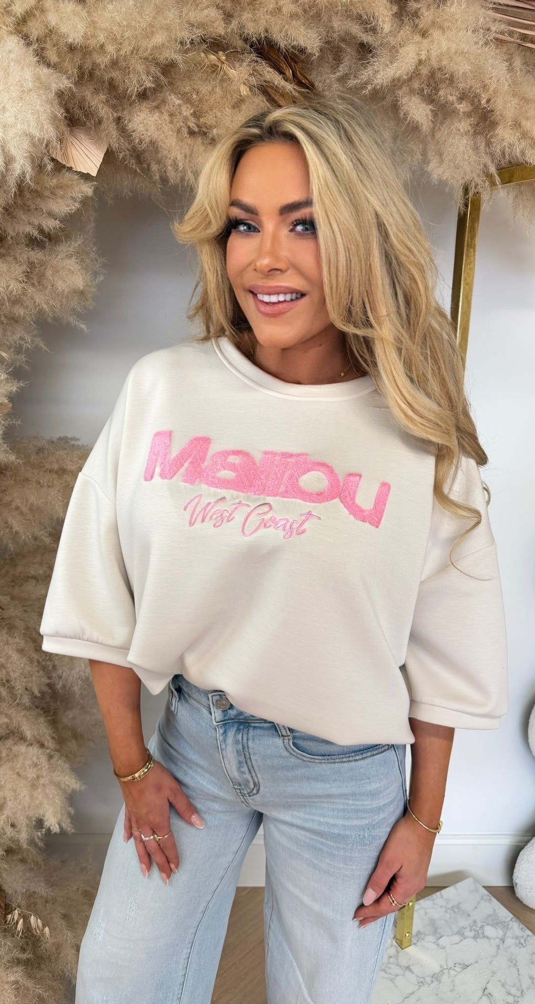 WEST COAST MALIBU TEE BEIGE