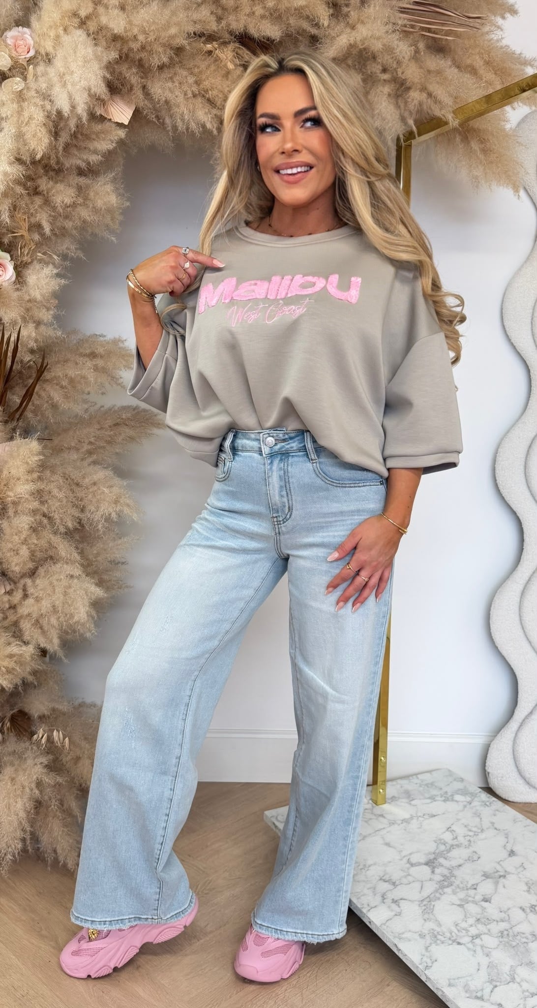 WEST COAST MALIBU TEE TAUPE