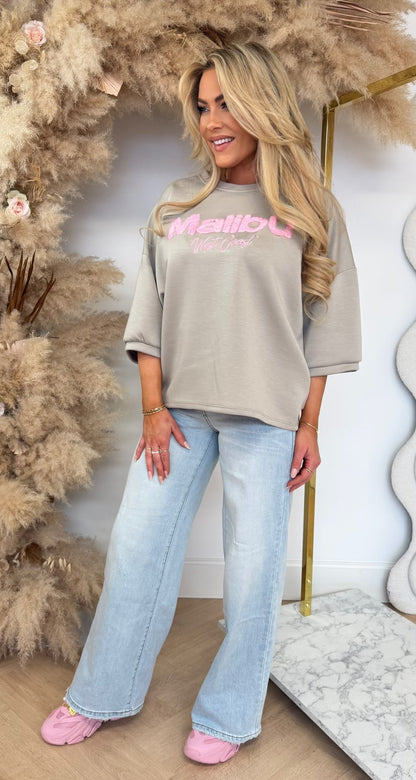 WEST COAST MALIBU TEE TAUPE