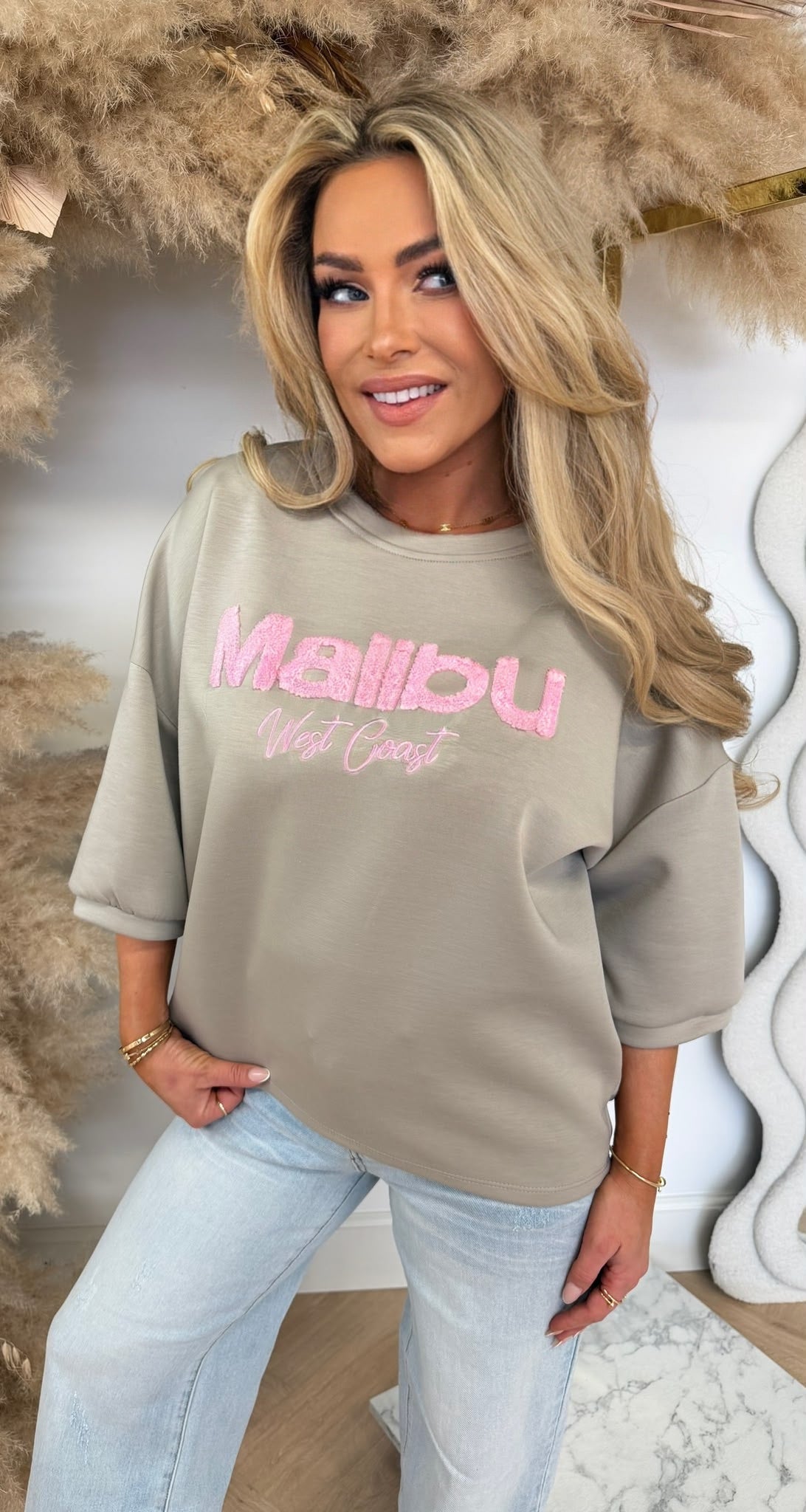 WEST COAST MALIBU TEE TAUPE