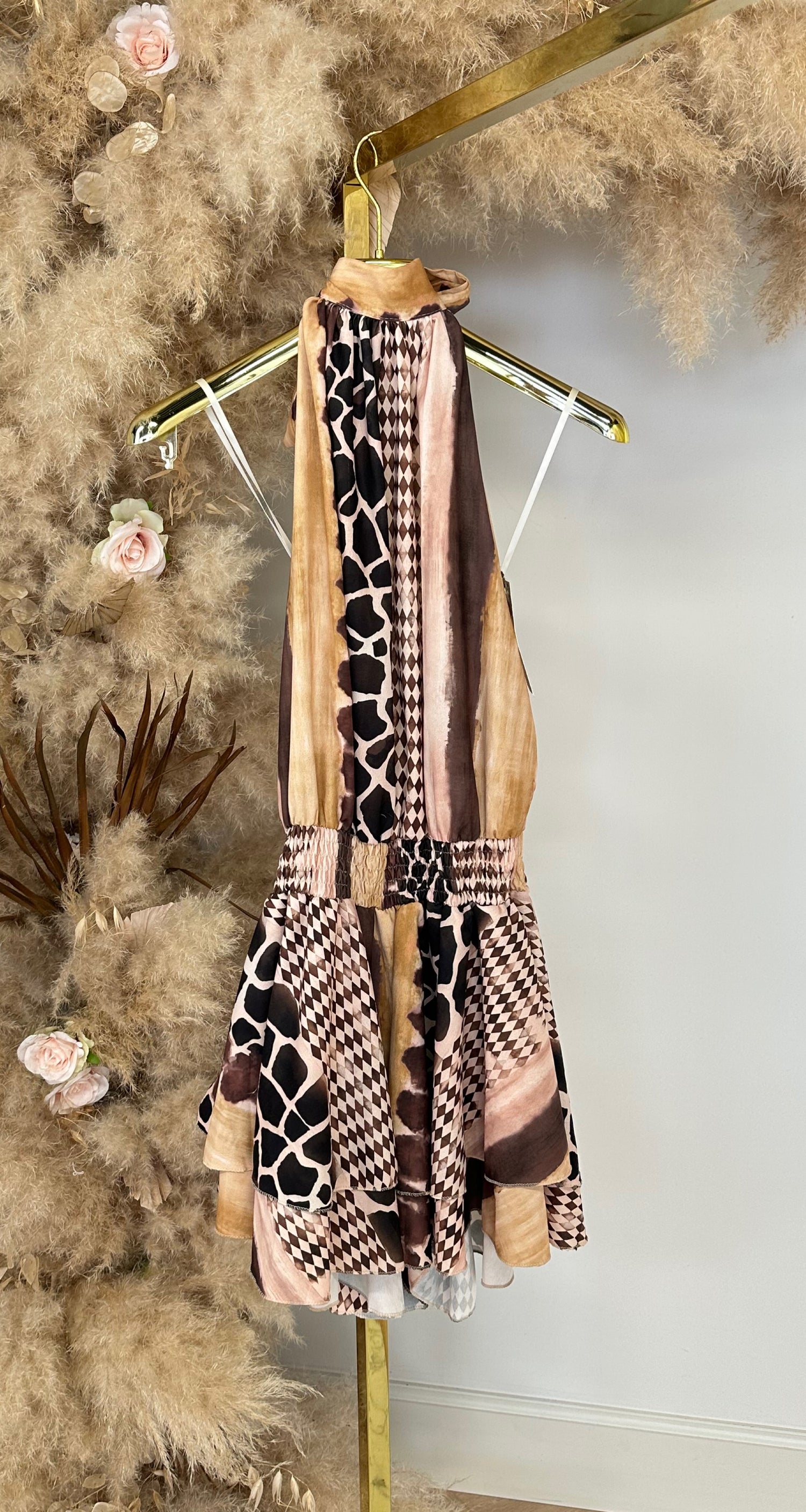 GIRAF PLAYSUIT CHOCO