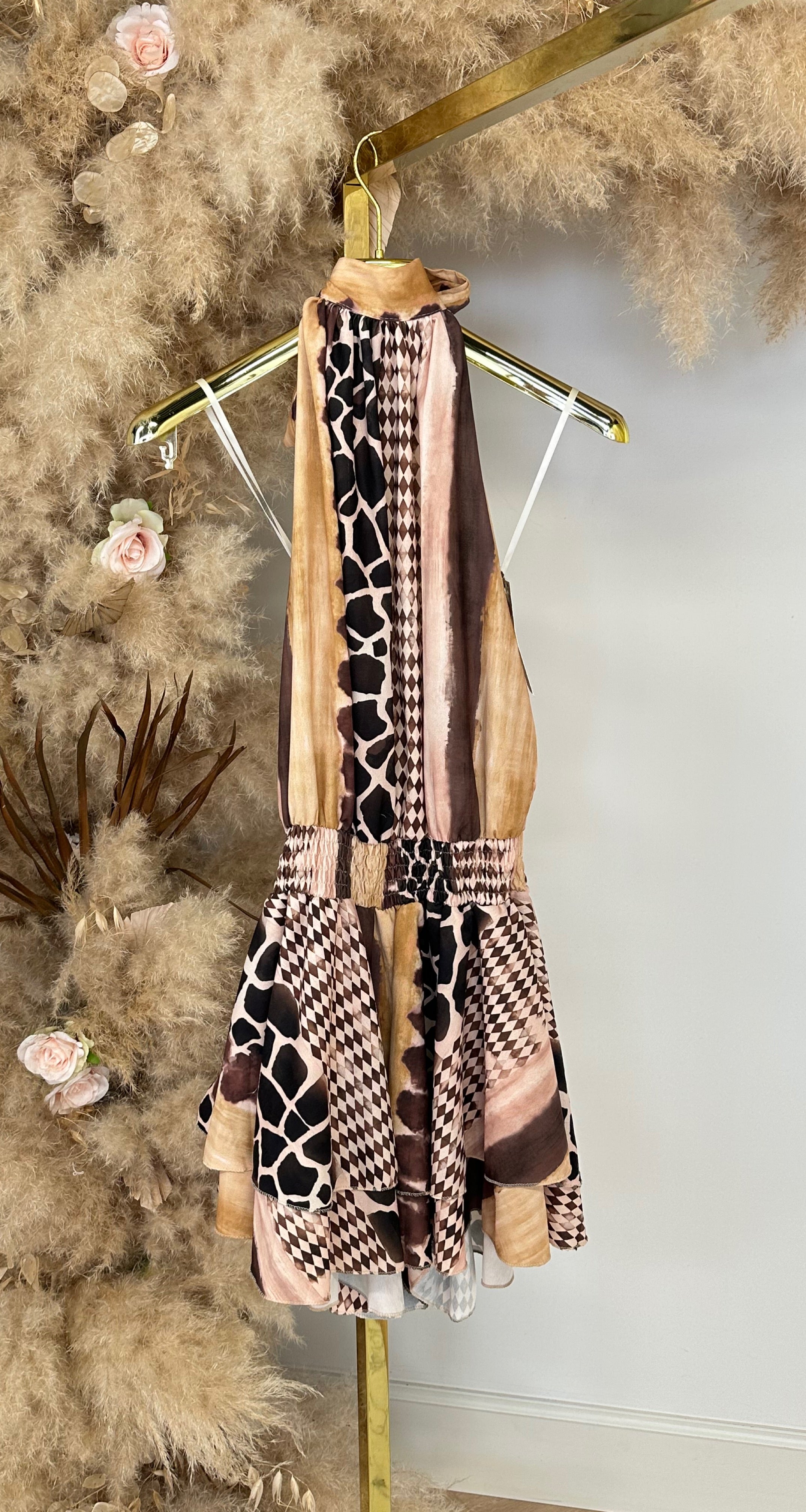 GIRAF PLAYSUIT CHOCO