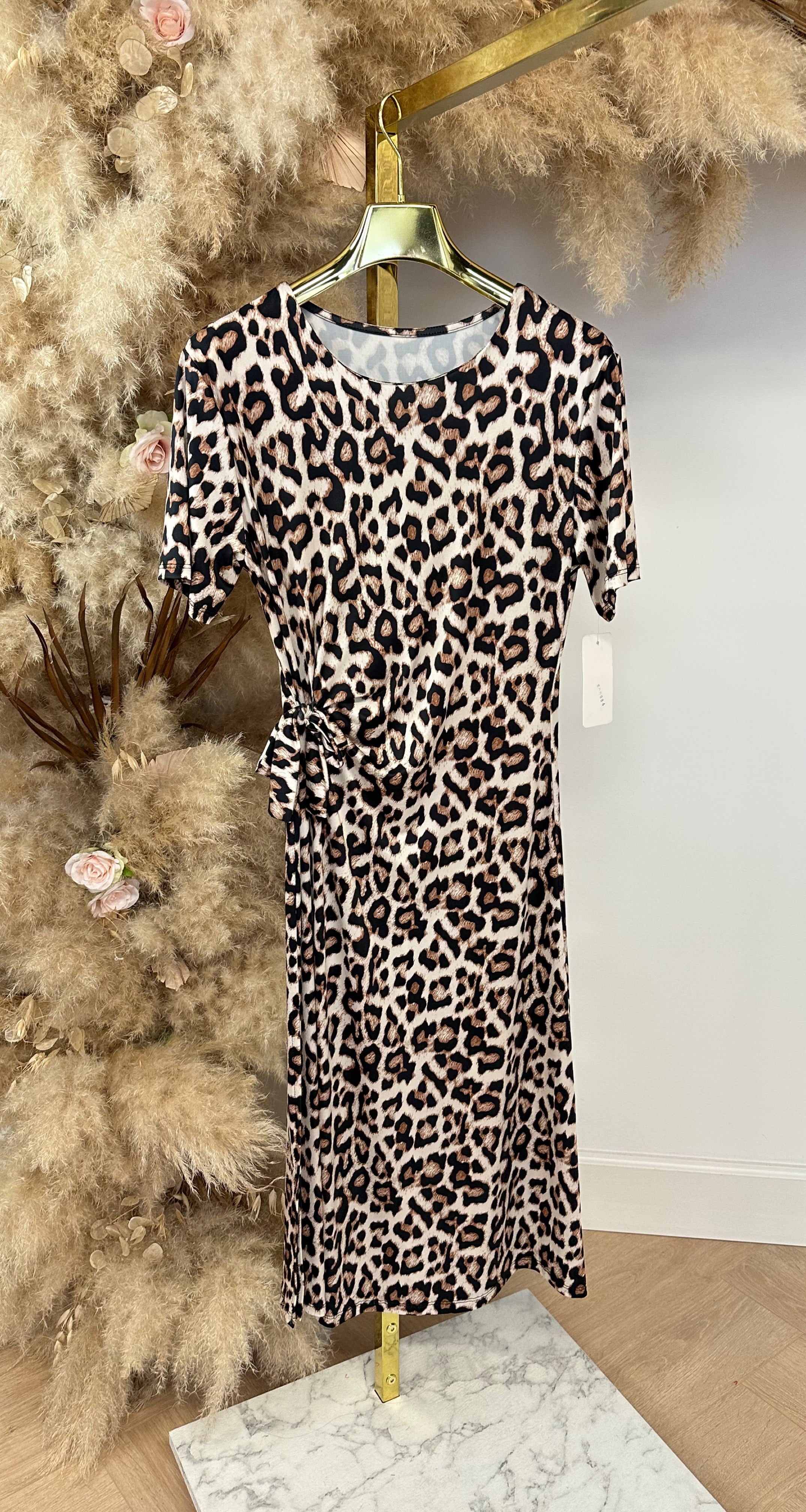 ELVIRA PRINT SUMMER DRESS BLACK