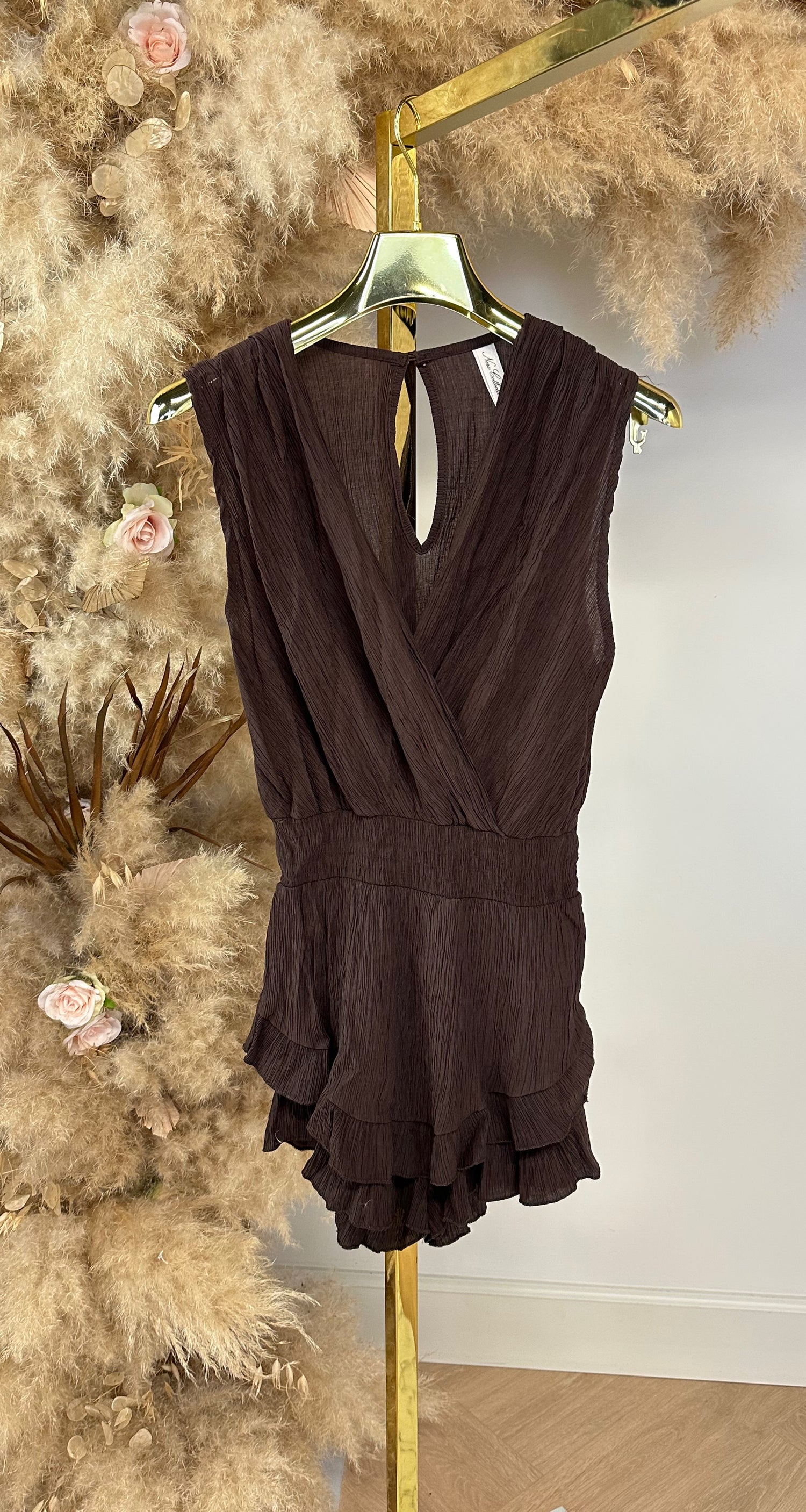 LINA PLAYSUIT CHOCO