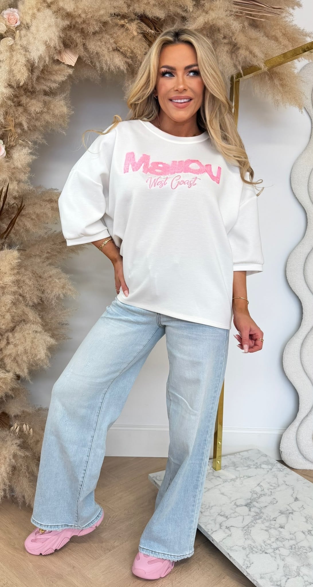 WEST COAST MALIBU TEE OFFWHITE
