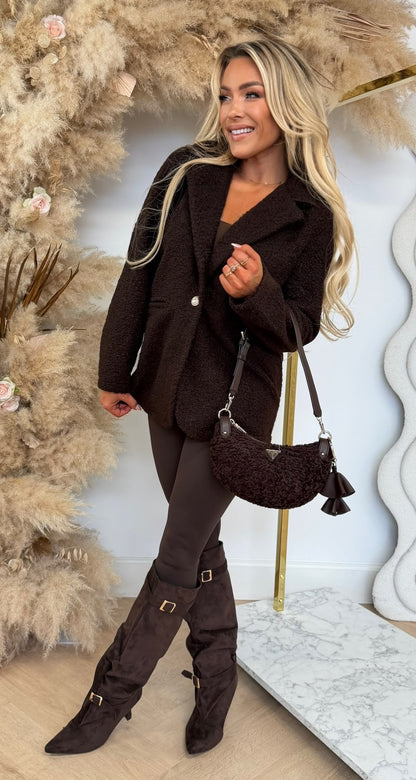 TEDDY BLAZER 3567 CHOCO