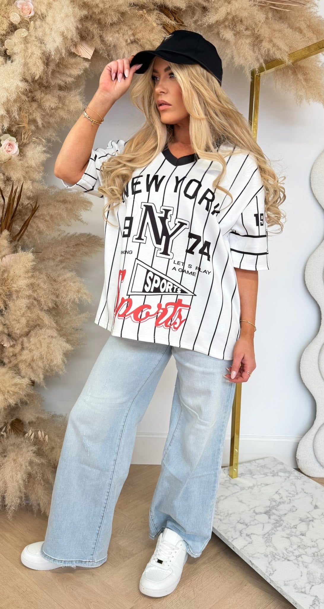 REBEL SPORTS BASEBALL SHIRT OFFWHITE