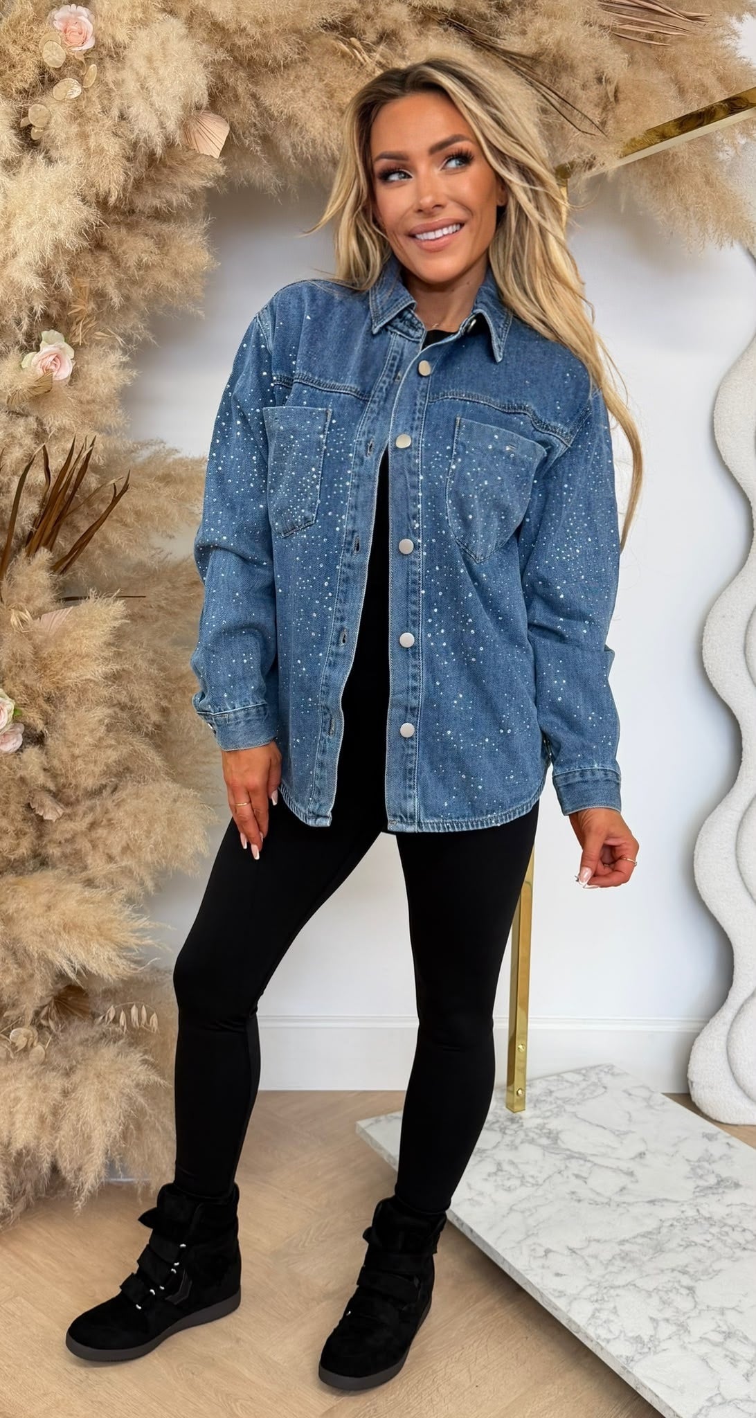 MISS SPARKLE BLOUSE 1205 BLUE
