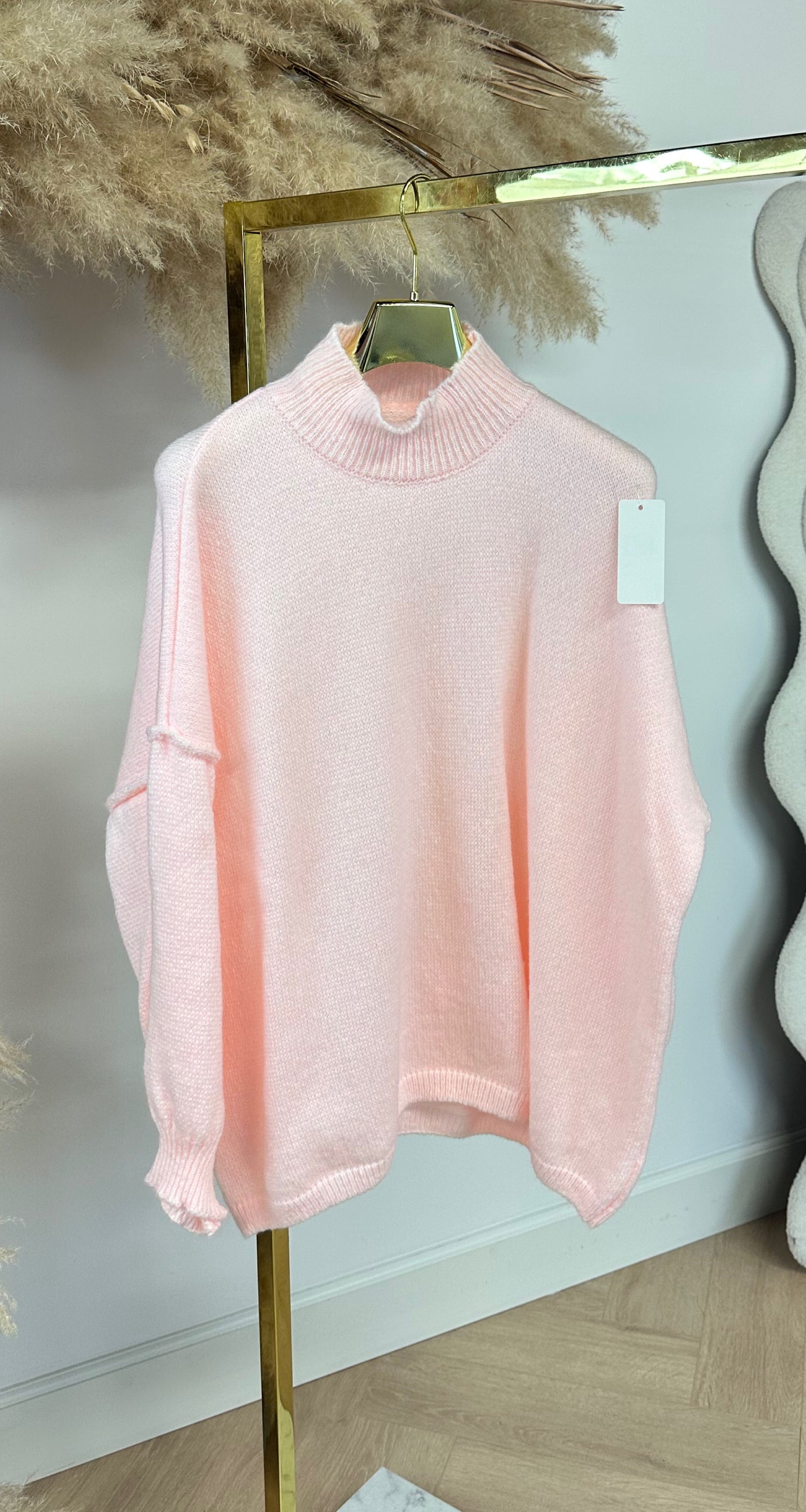 NINE STIKSEL SWEAT PINK