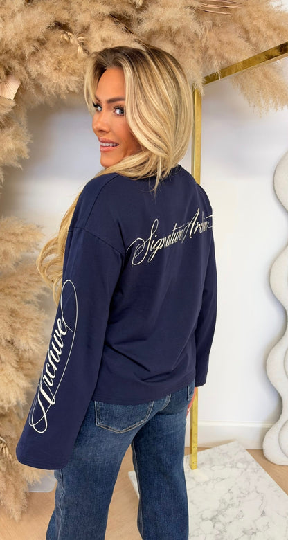 SIGNATURE LONGSLEEVE 312 NAVY