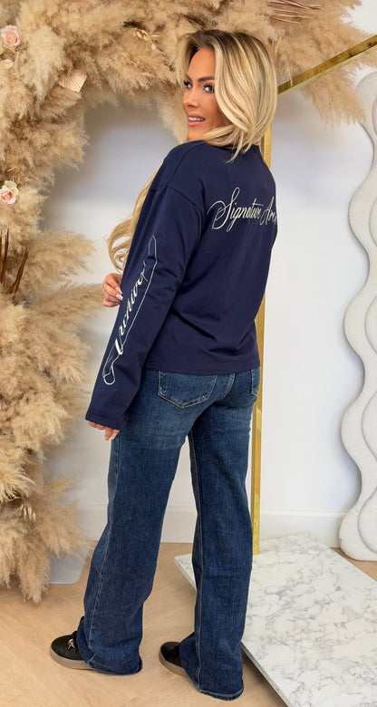 SIGNATURE LONGSLEEVE 312 NAVY
