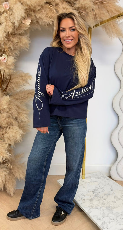 SIGNATURE LONGSLEEVE 312 NAVY