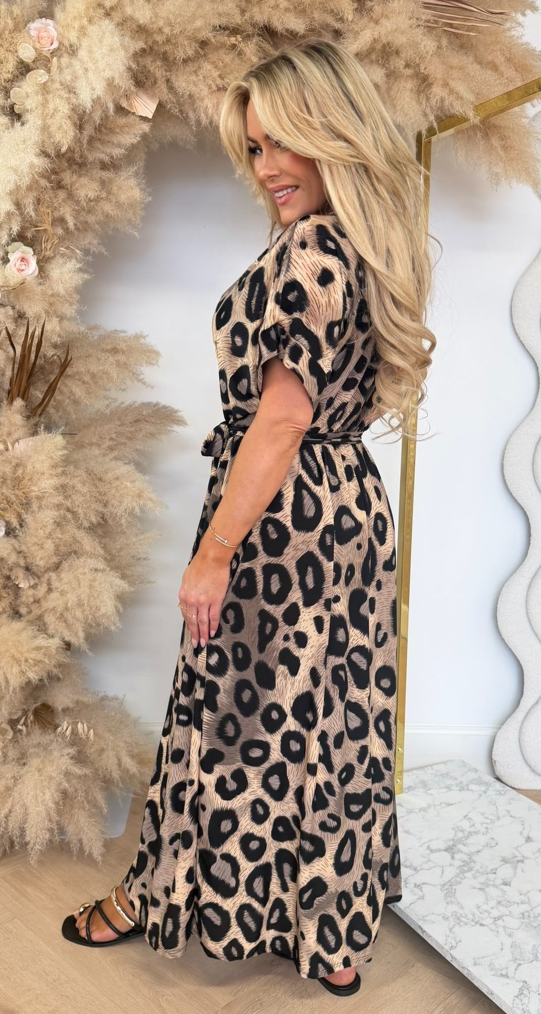 PANTHER TRAVEL LUS DRESS BEIGE