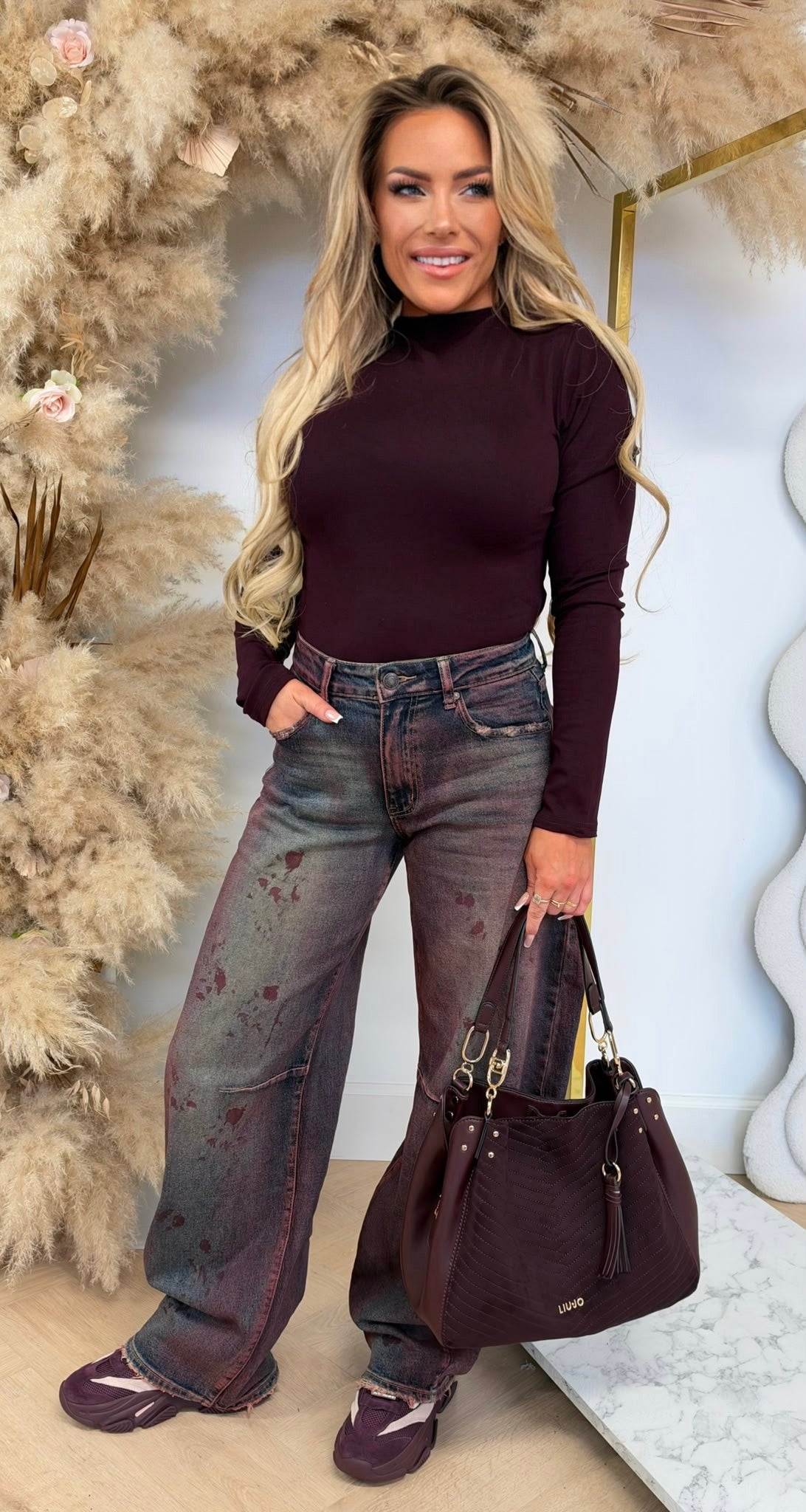 HIGH NECK BASIC BODY 569 WINE