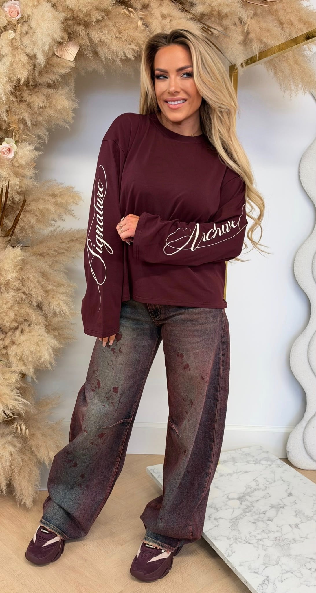 SIGNATURE LONGSLEEVE 312 BORDEAUX