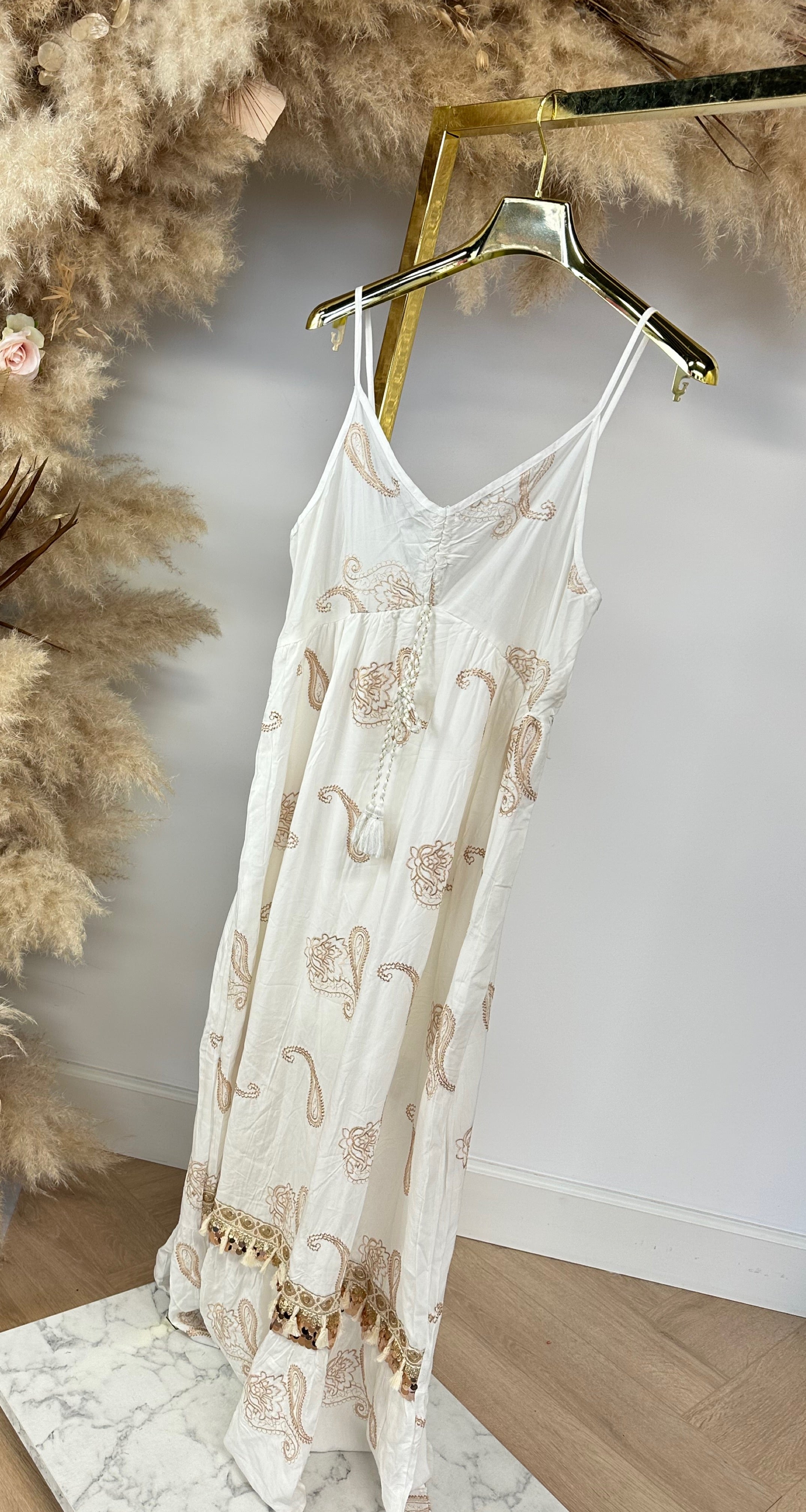 RUBY PRINTY MAXI DRESS WHITE