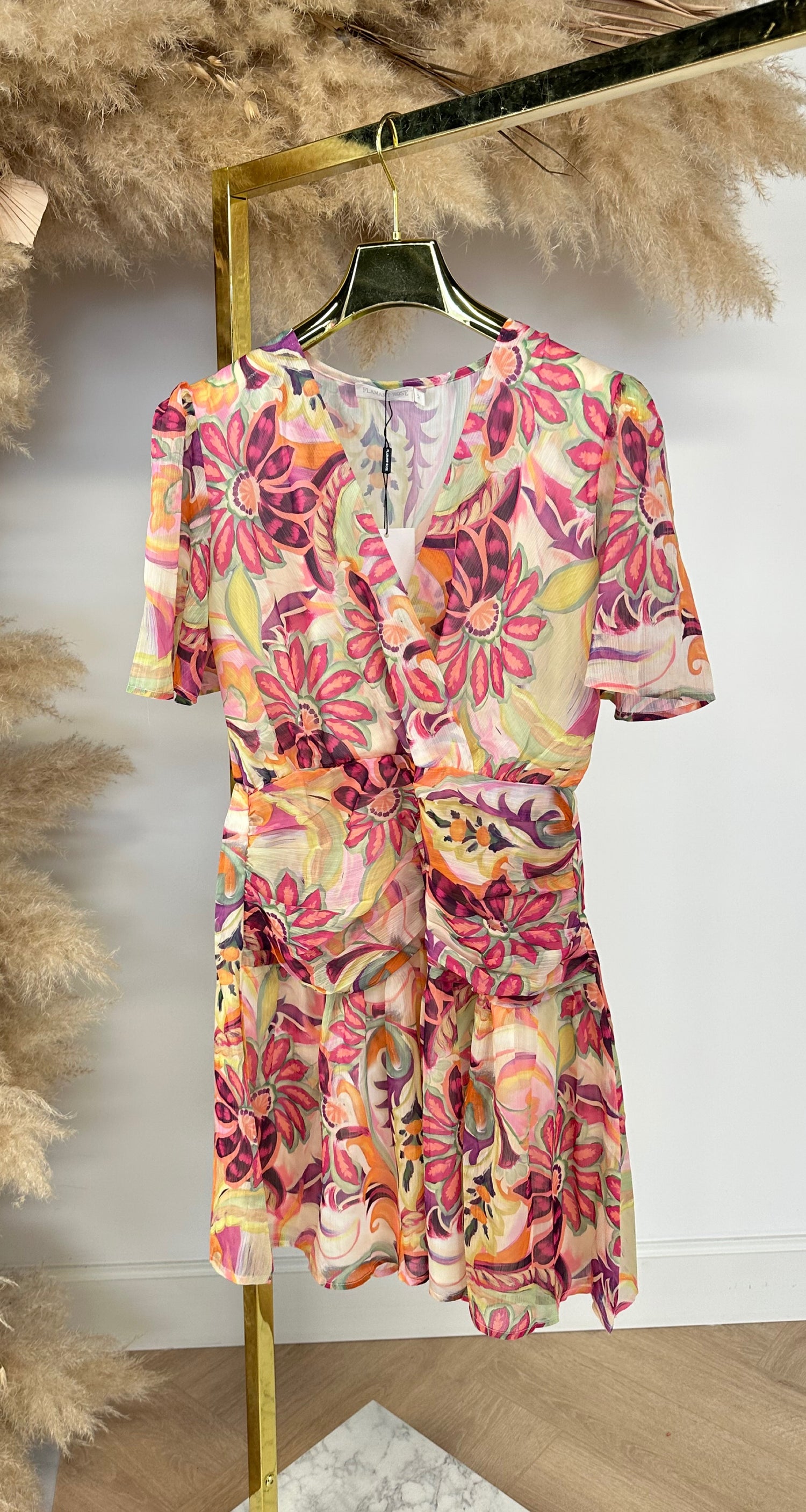 FLORAL DRESS 4836 COLOURFULL