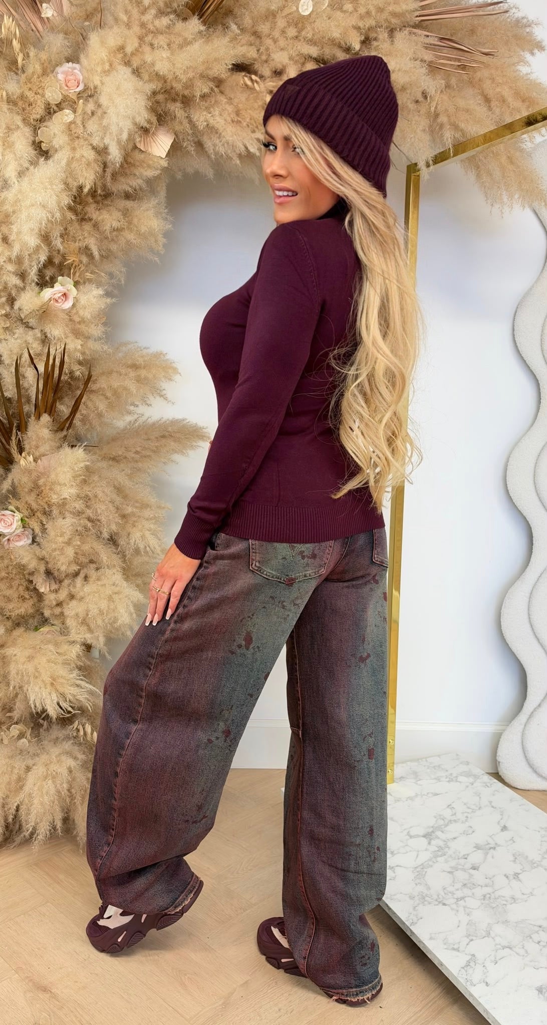 COMFY BASIC KOL TOP 5010 WINE