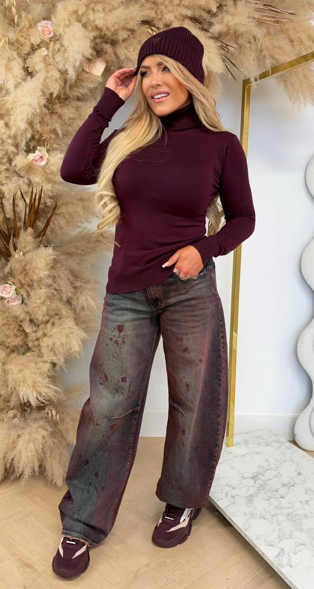 COMFY BASIC KOL TOP 5010 WINE