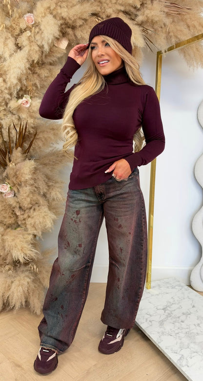 COMFY BASIC KOL TOP 5010 WINE