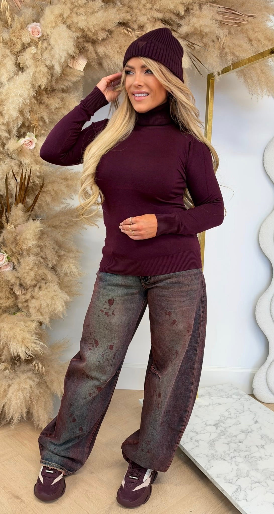 COMFY BASIC KOL TOP 5010 WINE