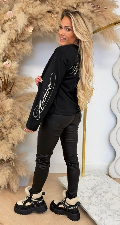 SIGNATURE LONGSLEEVE 312 BLACK