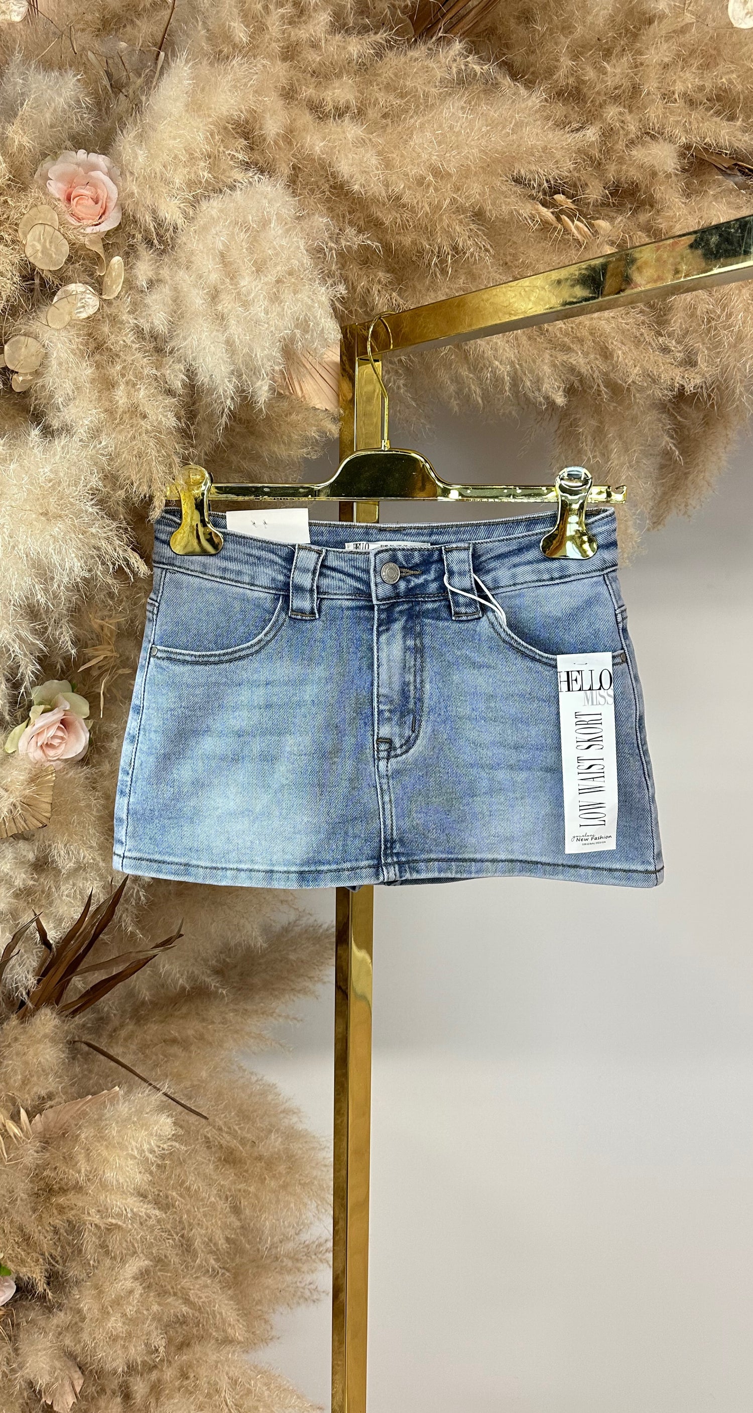 MISS MINI SKORT 1582-1 DENIMBLUE