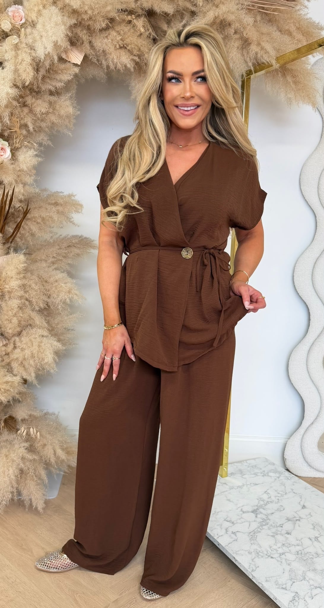 MIRANDA 2 PIECE SET CHOCO