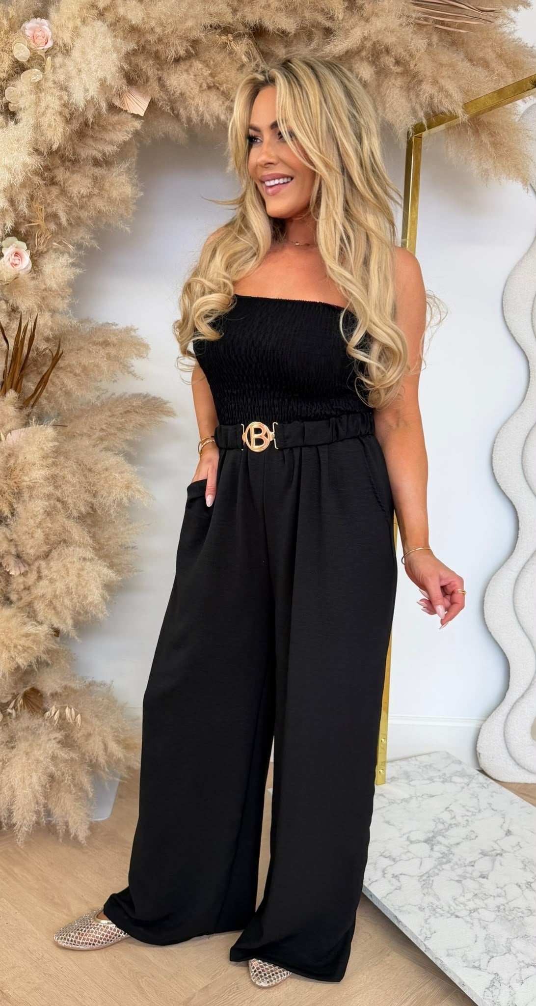 MONACO B BELT JUMPER BLACK
