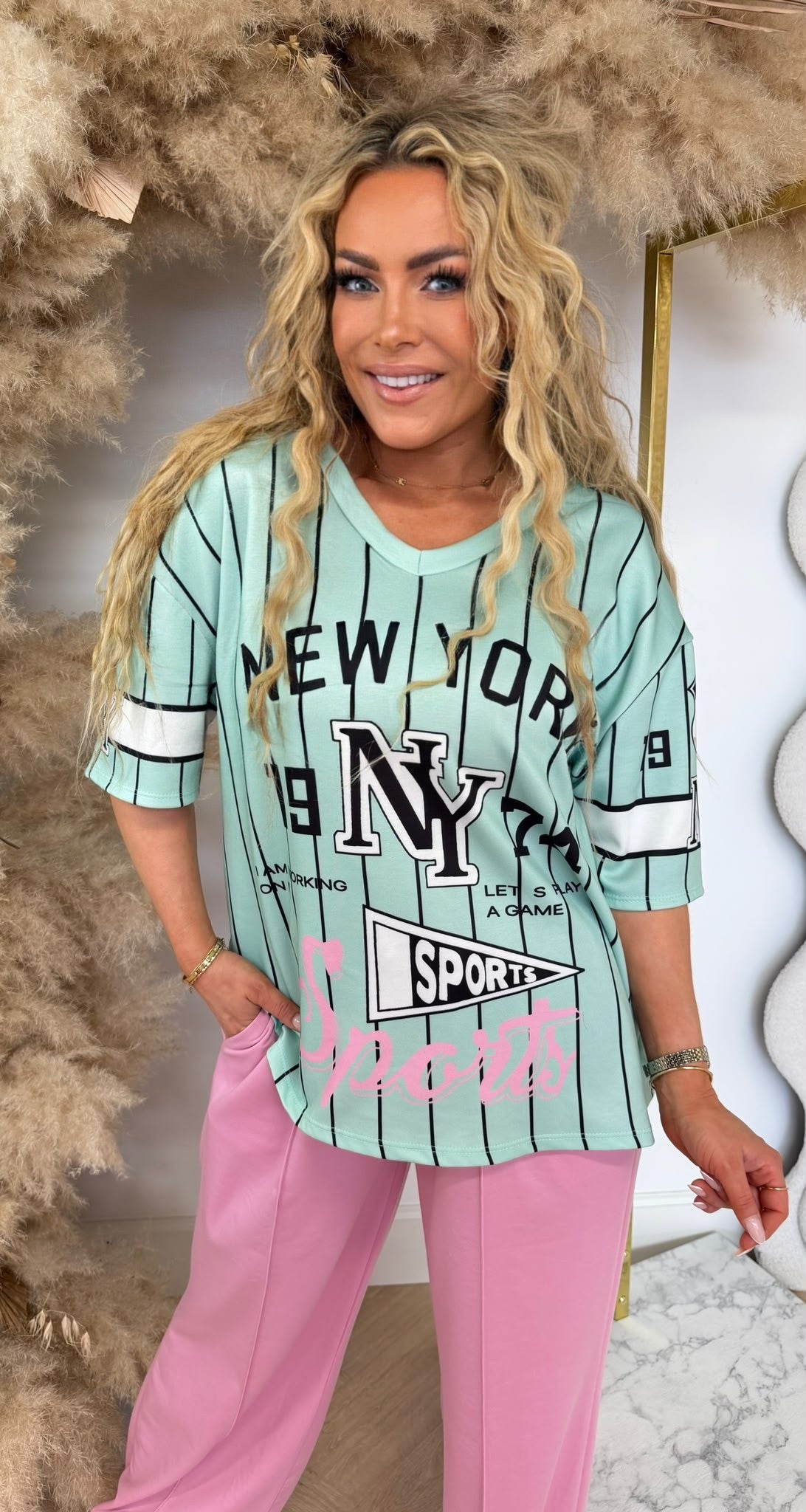 REBEL SPORTS BASEBALL SHIRT MINT