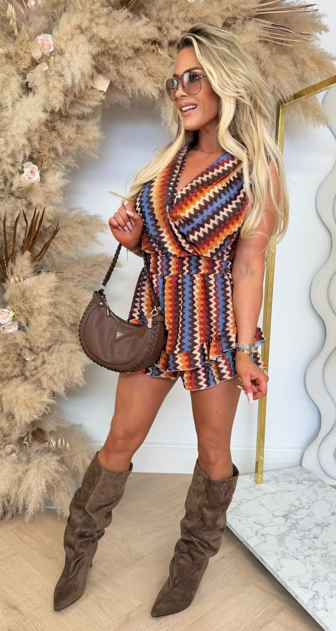 MAE MISSONI PLAYSUIT NAVY