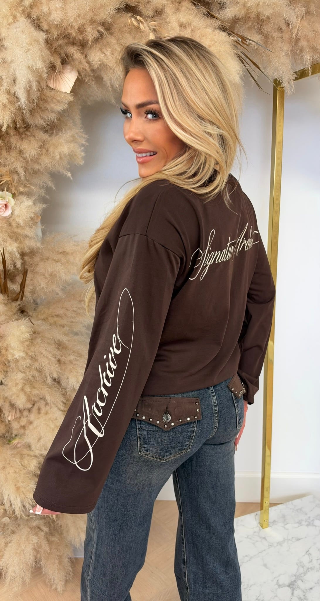 SIGNATURE LONGSLEEVE 312 COFFEE