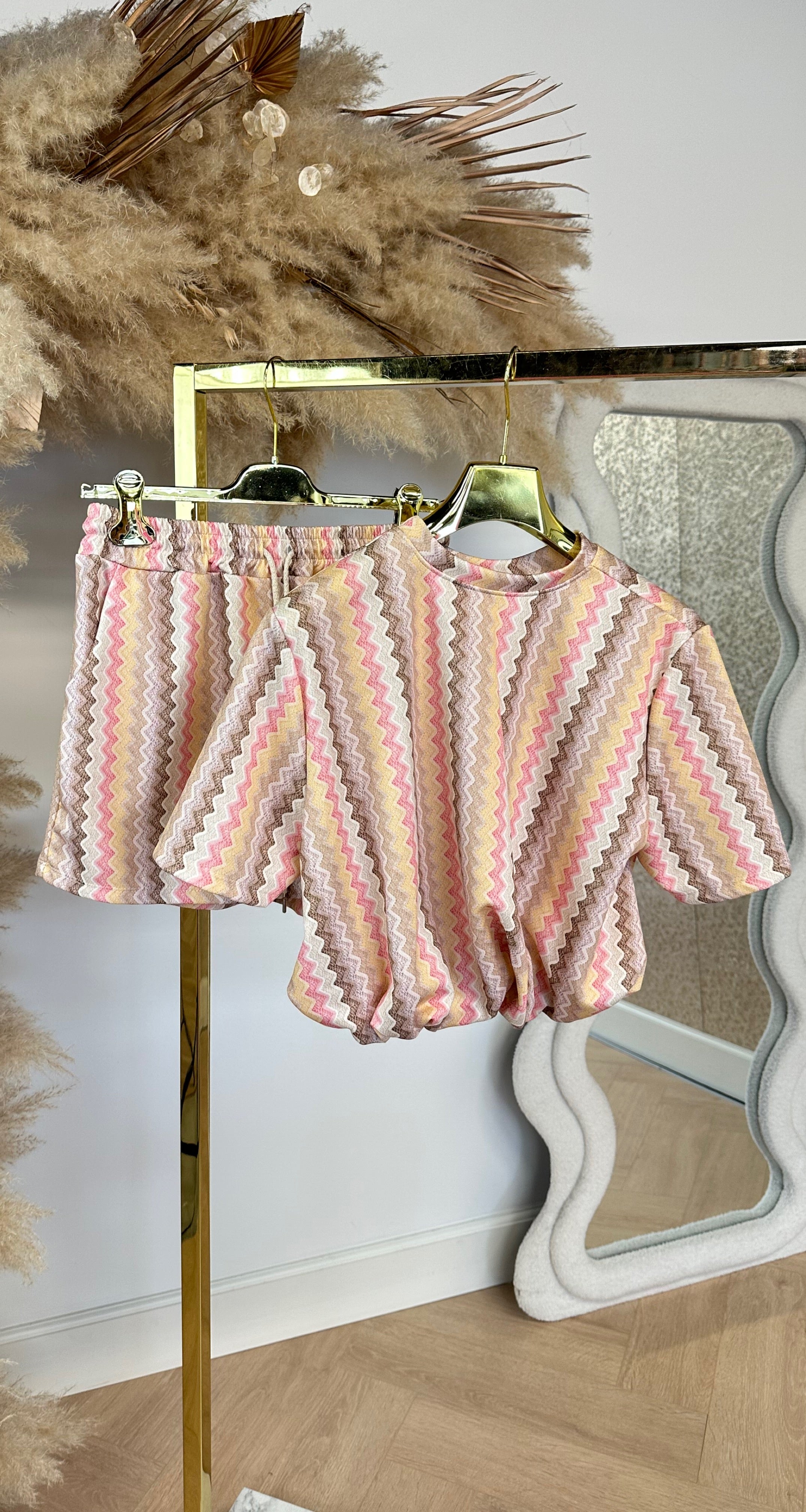 KRETA CROPPED 2 PIECE SET YELLOW
