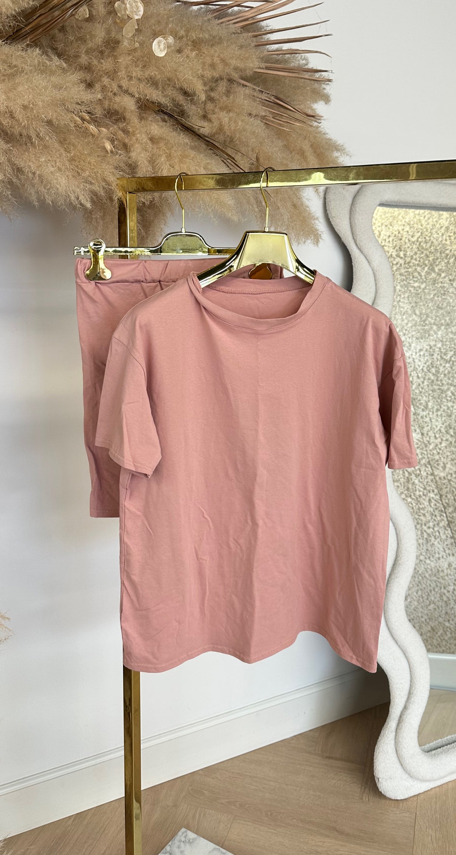 BASIC BIKER SET OLDPINK