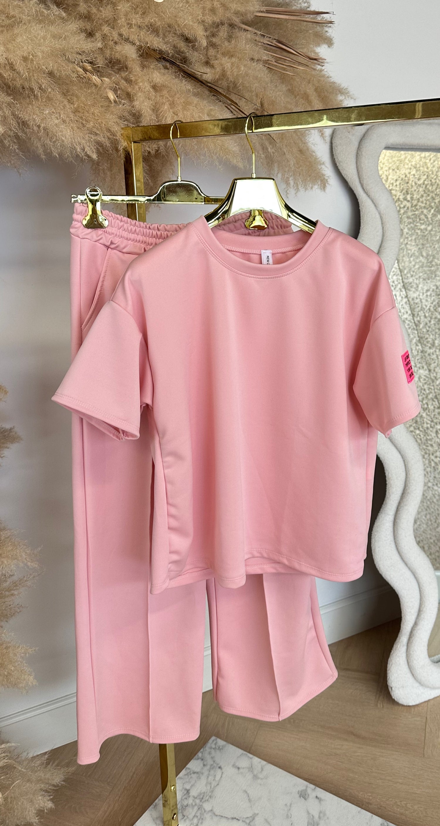 VIRAL LONG EMBLEEM SET LIGHTPINK