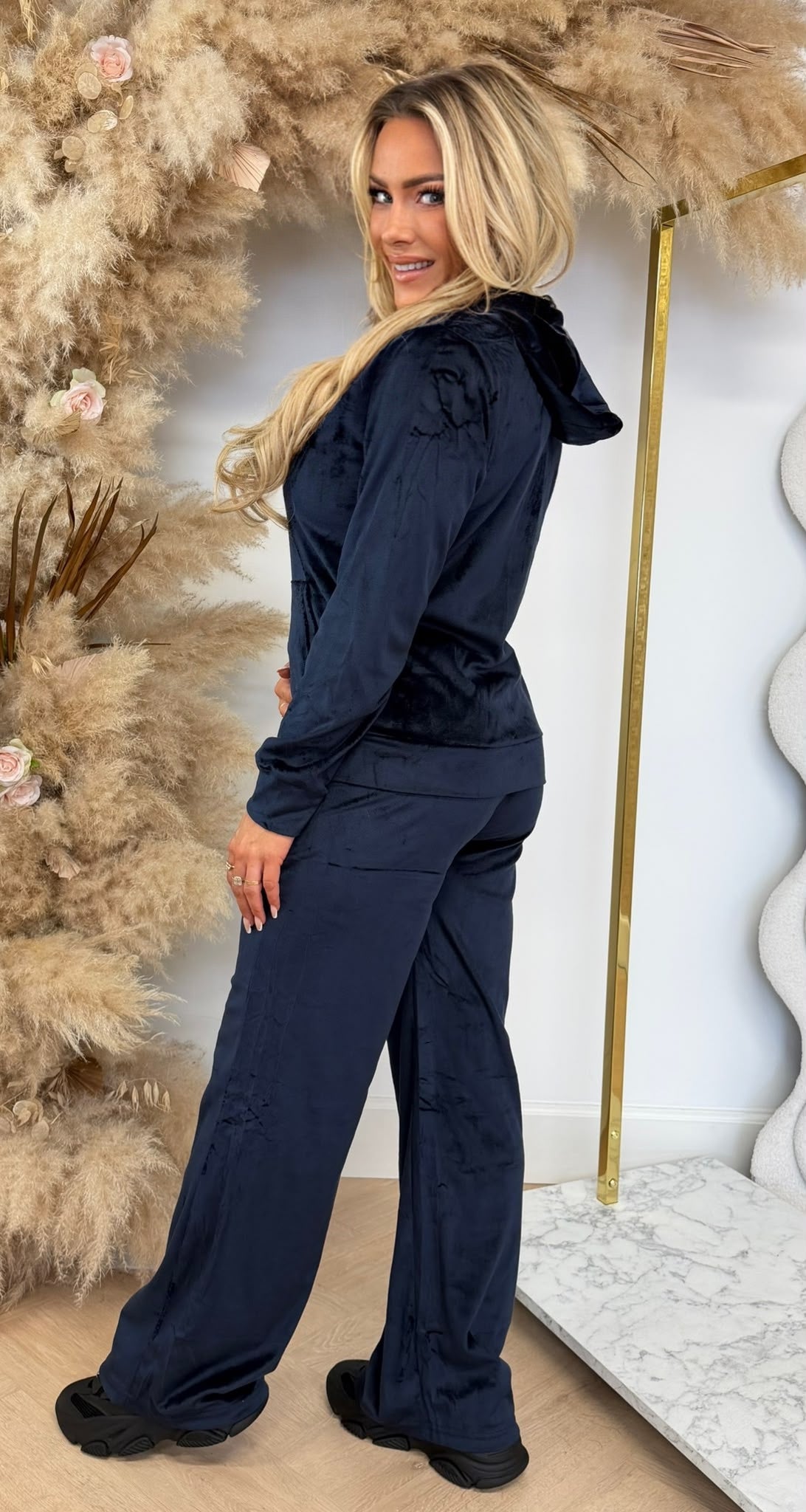 VELVET SET 1018 NAVY