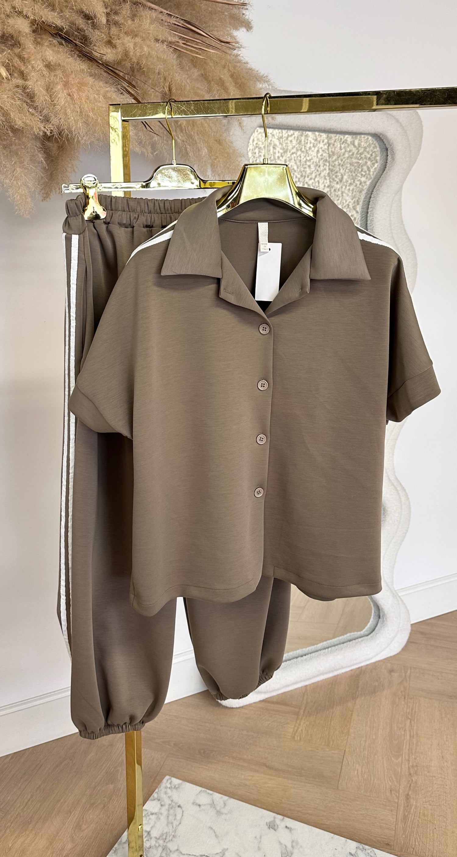 CHAYENNE STRIPE SET TAUPE