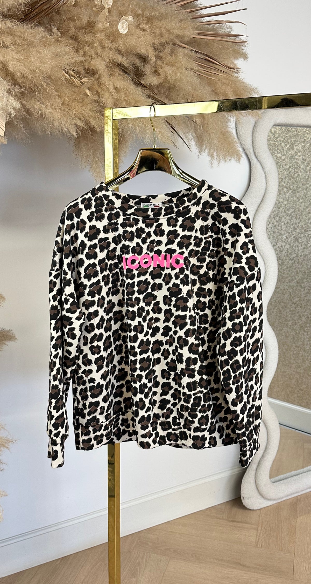 ICO LEOPARD SWEAT BEIGE