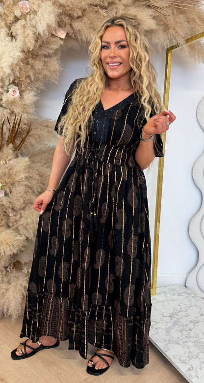 FEMME IBIZA DRESS 2002 BLACK