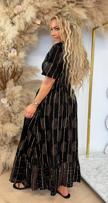 FEMME IBIZA DRESS 2002 BLACK