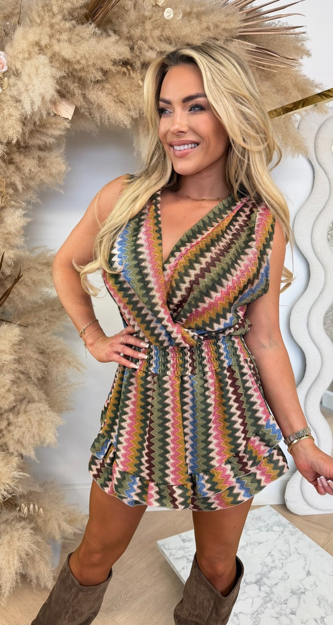 MAE MISSONI PLAYSUIT GREEN