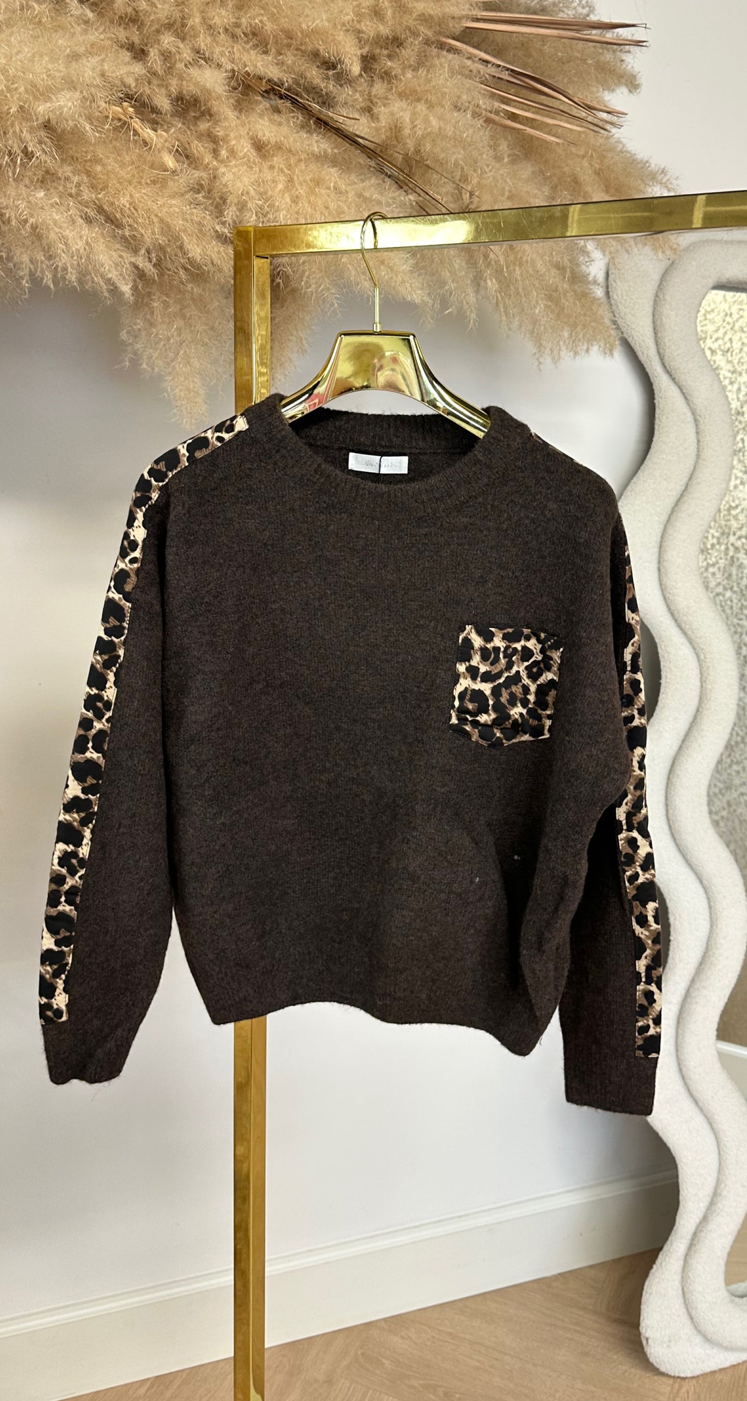 LEO POCKET SWEAT 818 CHOCO
