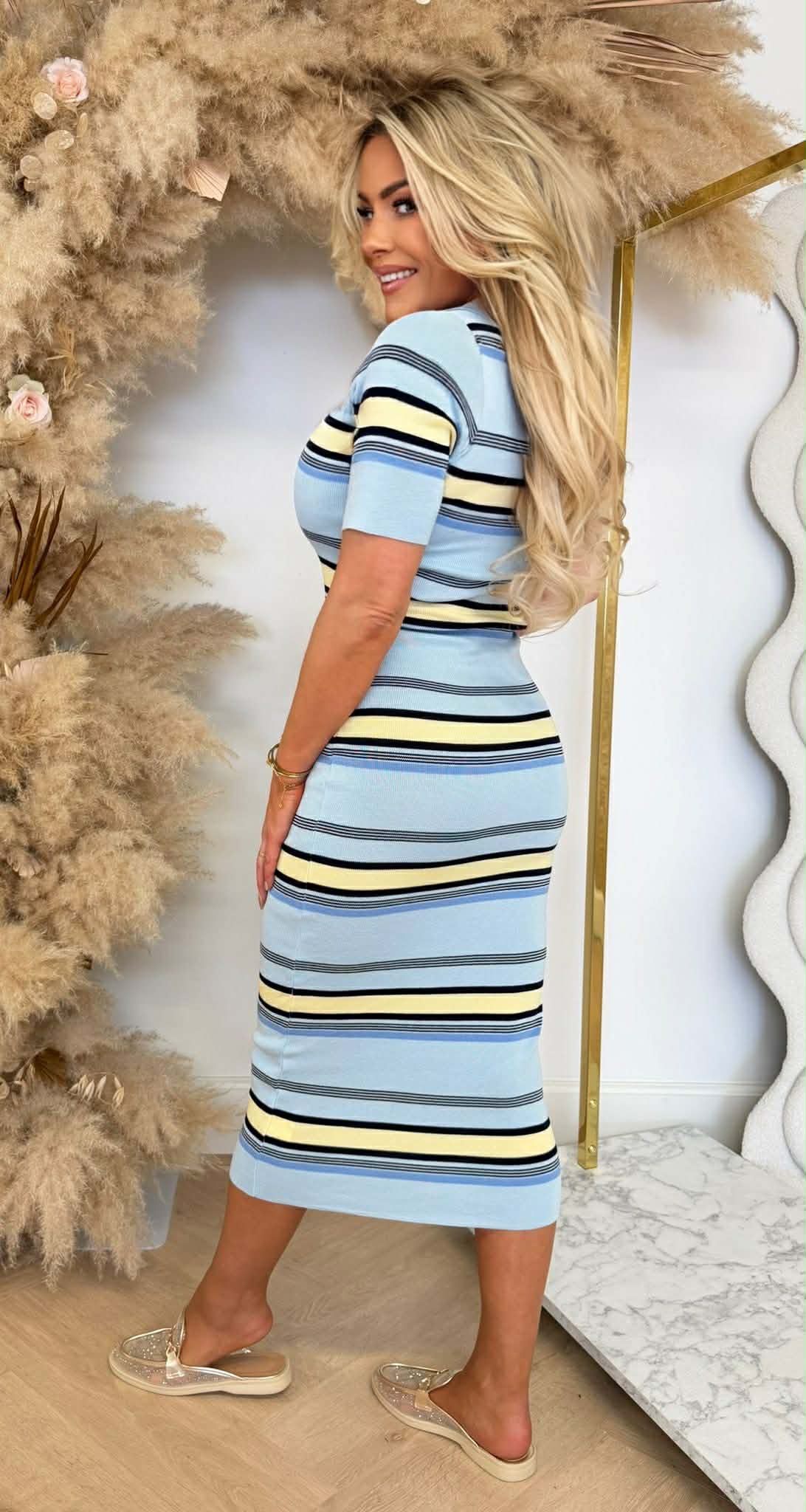 LISSIMO KRAAG DRESS 9839 BLUE