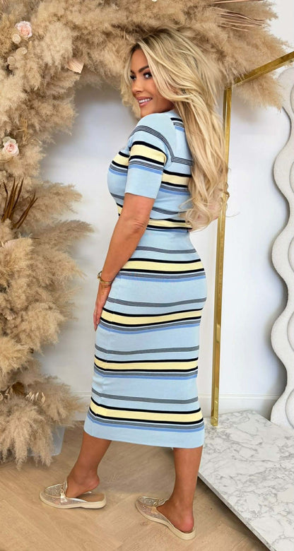 LISSIMO KRAAG DRESS 9839 BLUE