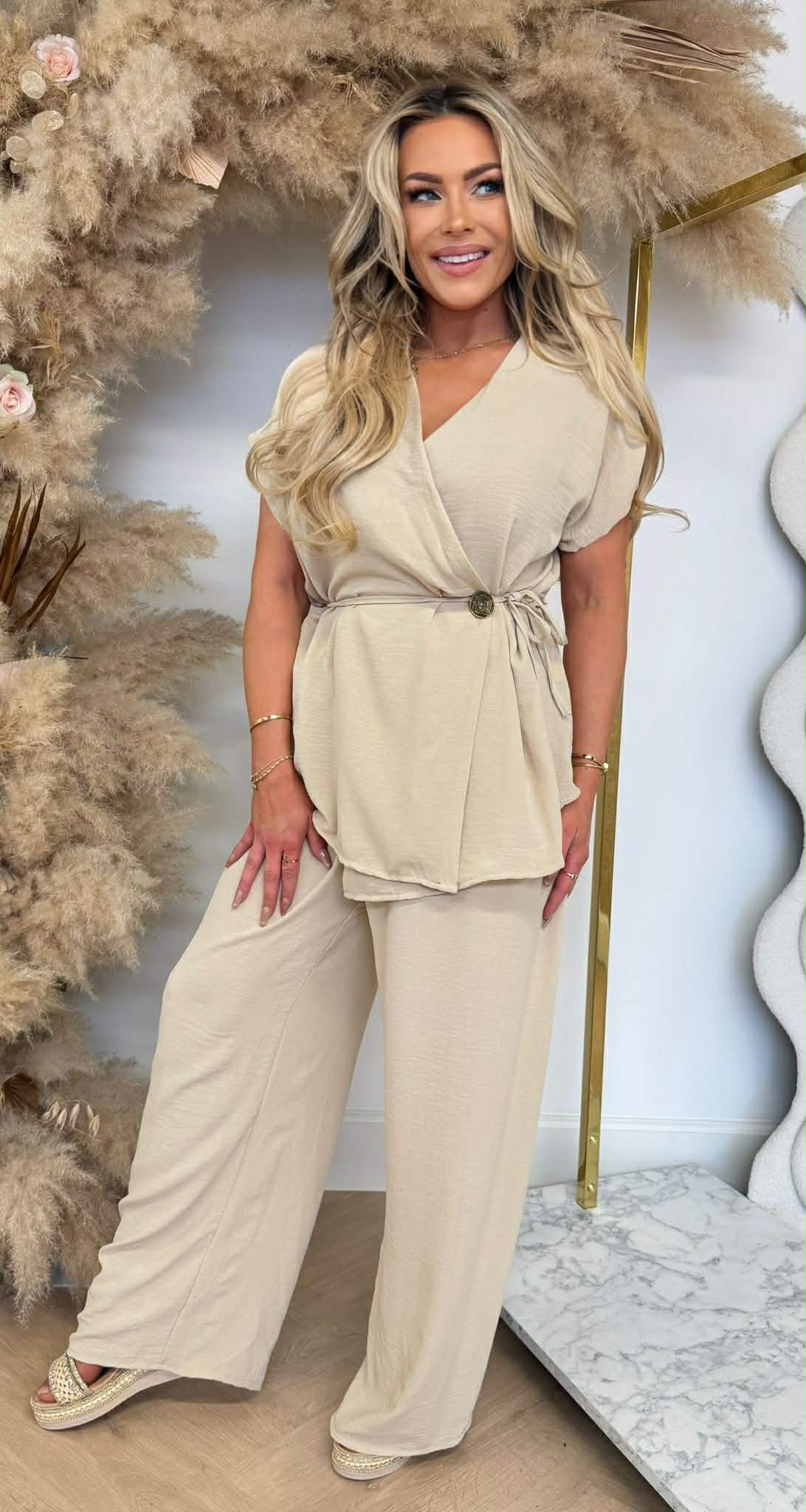 MIRANDA 2 PIECE SET BEIGE