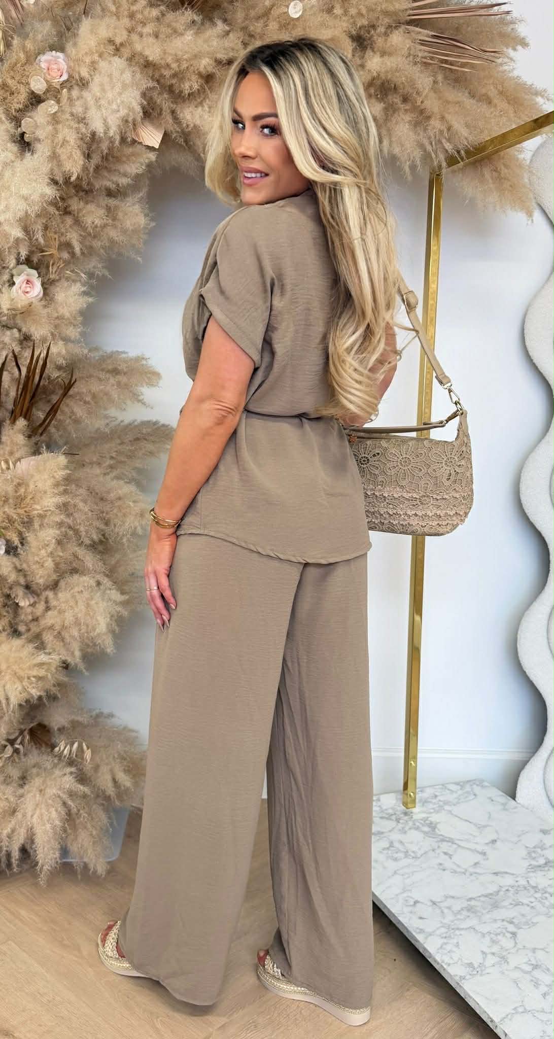 MIRANDA 2 PIECE SET TAUPE