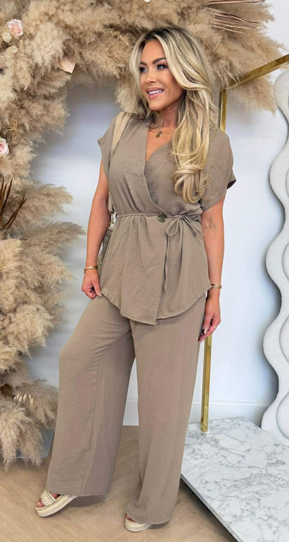 MIRANDA 2 PIECE SET TAUPE