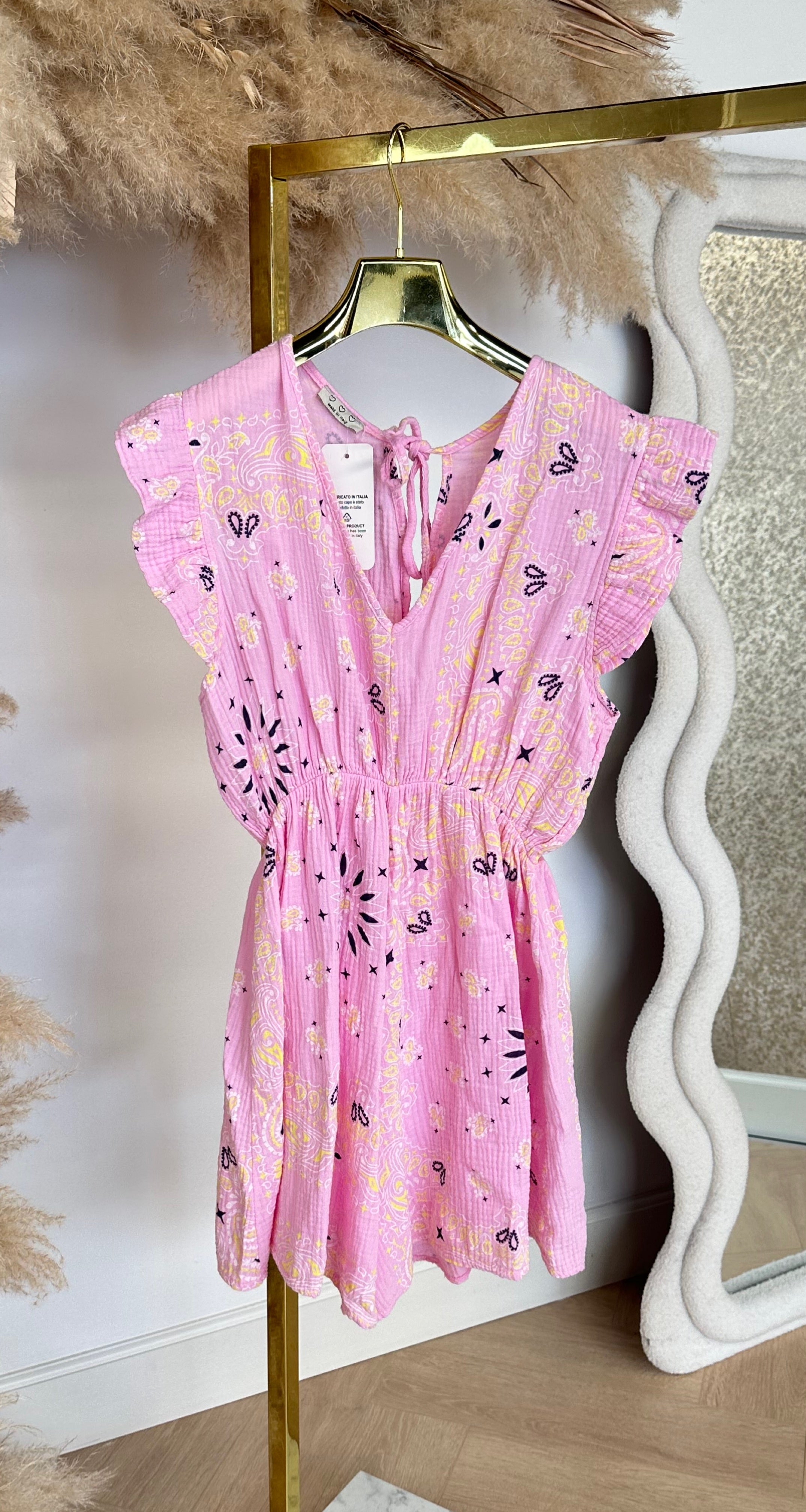 MOONIE PLAYSUIT PINK