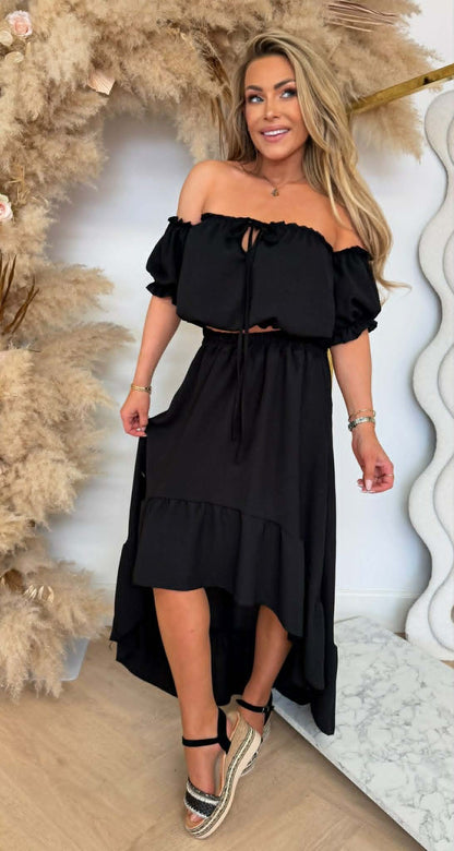 MYRTE 2 PIECE SET BLACK