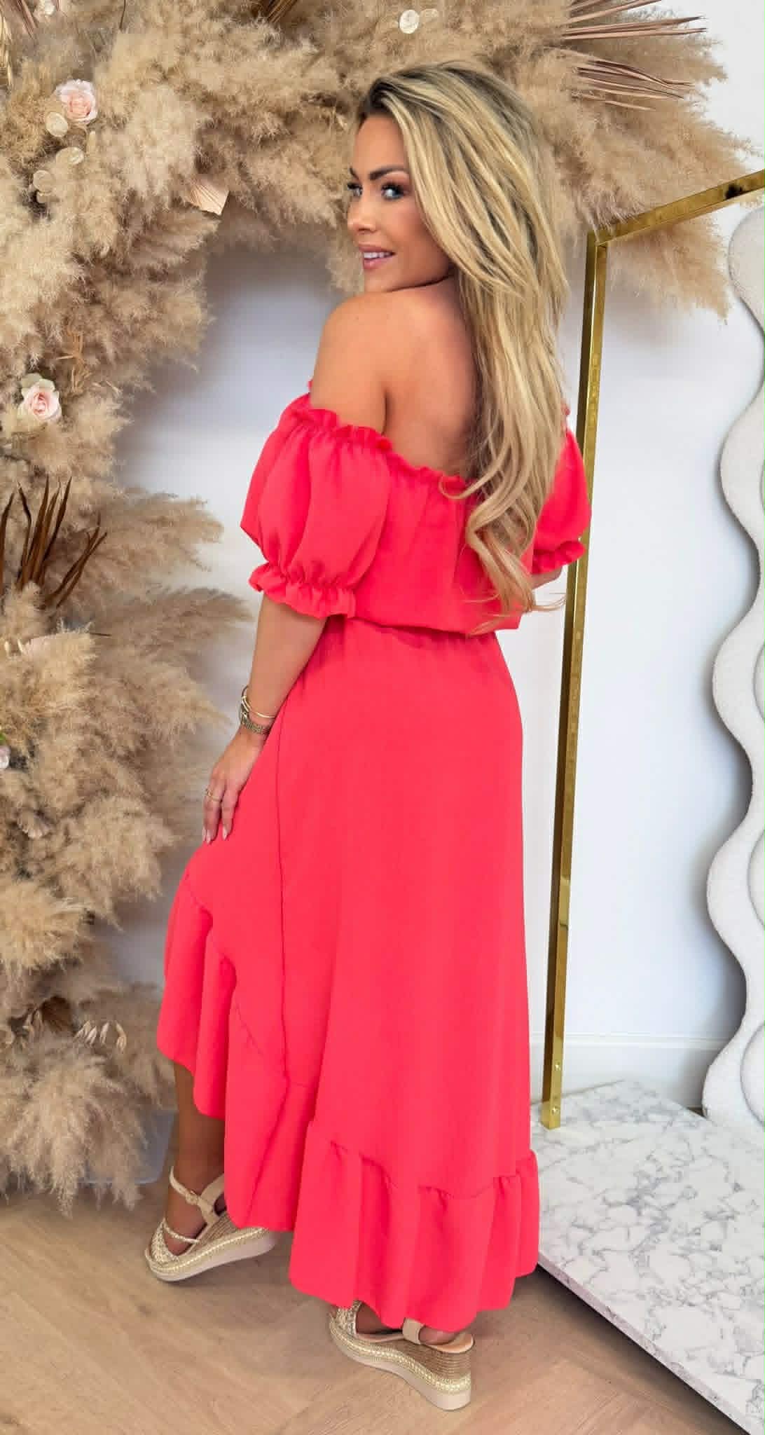 MYRTE 2 PIECE SET CORAL